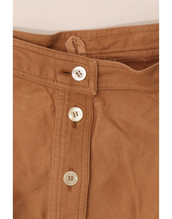 Vintage Womens A-Line Skirt W26 Small Brown
