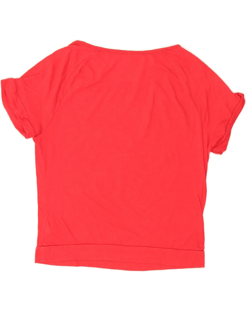 GENUINE MERCHANDISE Girls Graphic T-Shirt Top 15-16 Years Red Cotton Vintage Genuine Merchandise and Second-Hand Genuine Merchandise from Messina Hembry 
