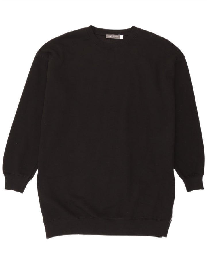 MINT VELVET Womens Sweatshirt Jumper UK 14 Medium Black