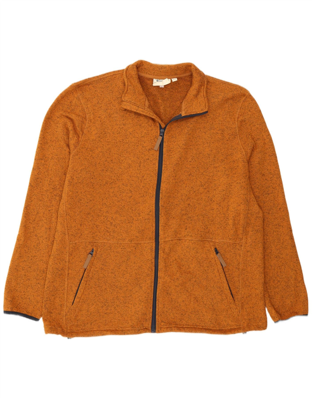 Mountain Warehouse Mens Tracksuit Top Jacket 3XL Brown Flecked Polyester