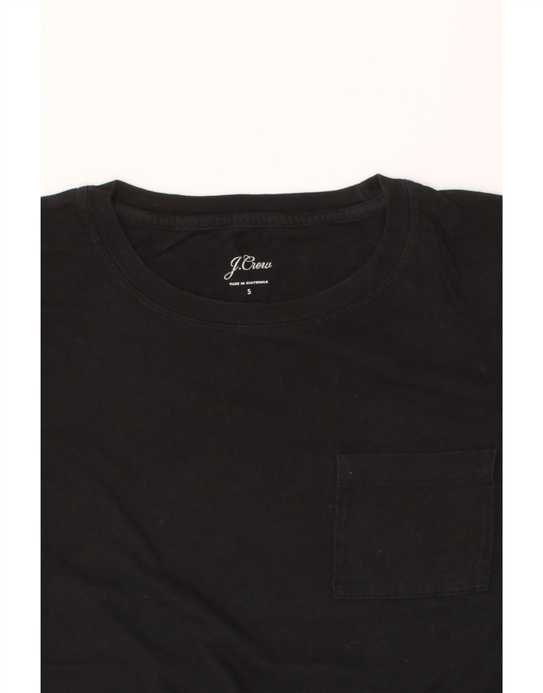 J. CREW Womens Oversized T-Shirt Top UK 10 Small Black Cotton Vintage J. Crew and Second-Hand J. Crew from Messina Hembry 