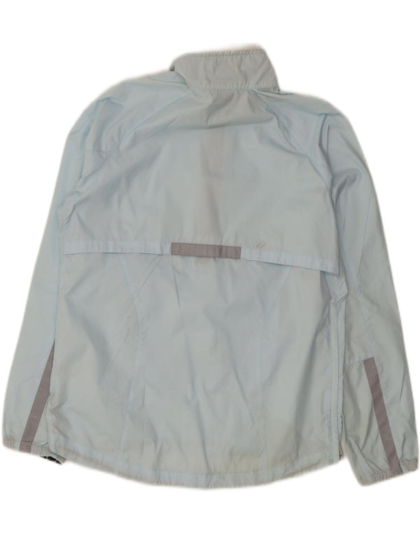 Nike Womens Pullover Tracksuit Top Jacket US 8/10 Medium Blue Polyester