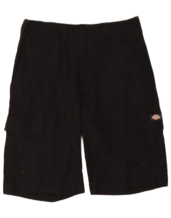 Dickies Mens Cargo Shorts W28 Small Black Cotton