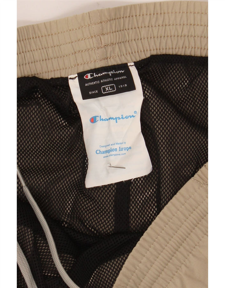 Champion Mens Tracksuit Trousers XL  Beige Polyester