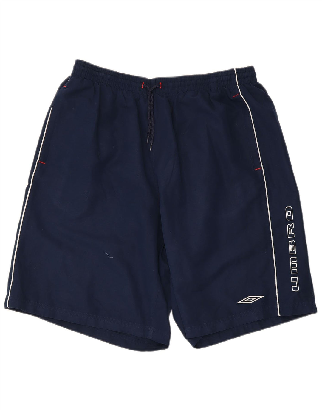 Umbro Mens Graphic Sport Shorts 2XL Navy Blue Polyester