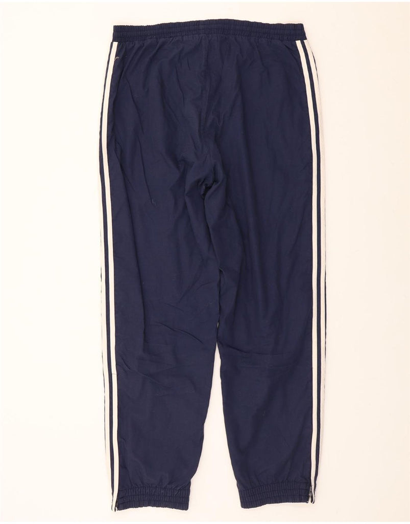 ADIDAS Mens Tracksuit Trousers Joggers UK 42/44 Large Navy Blue Polyester Vintage Adidas and Second-Hand Adidas from Messina Hembry 