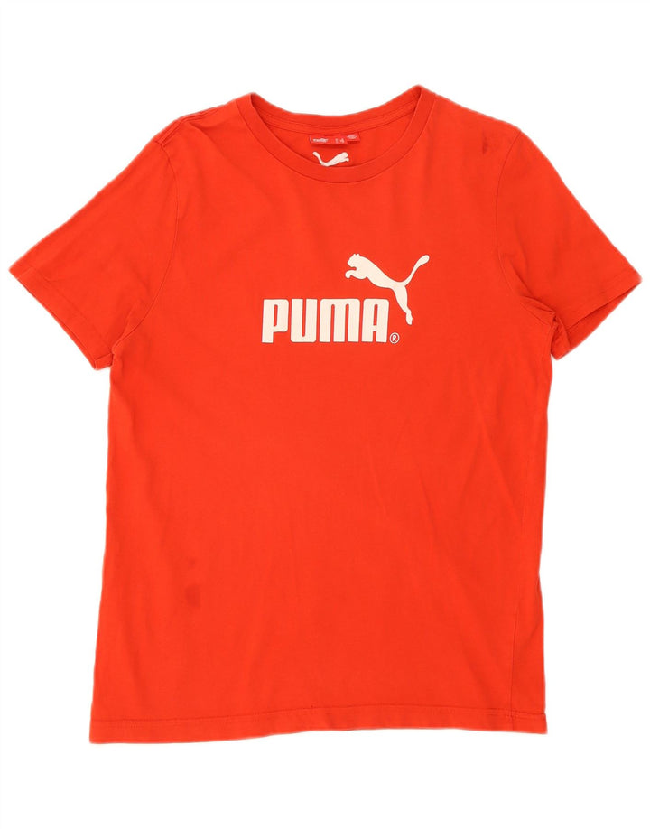 Puma Mens Graphic T-Shirt Top Medium Red