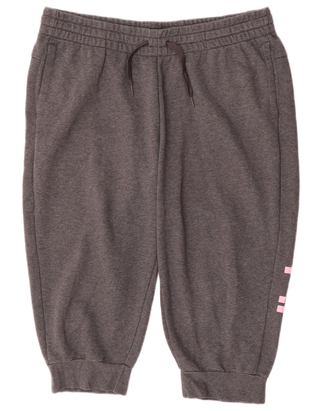 ADIDAS Womens Graphic Bermuda Sport Shorts UK 20/22 XL  Grey