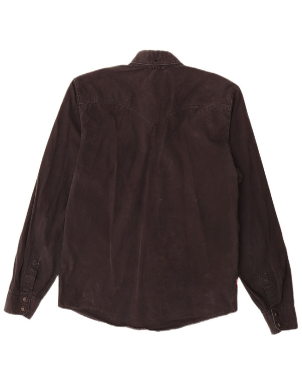 Levi Strauss & Co Mens Shirt Small Black Cotton