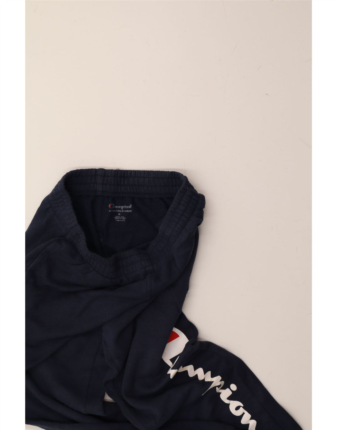 CHAMPION Boys Tracksuit Trousers Joggers 9-10 Years Medium Navy Blue Vintage Champion and Second-Hand Champion from Messina Hembry 
