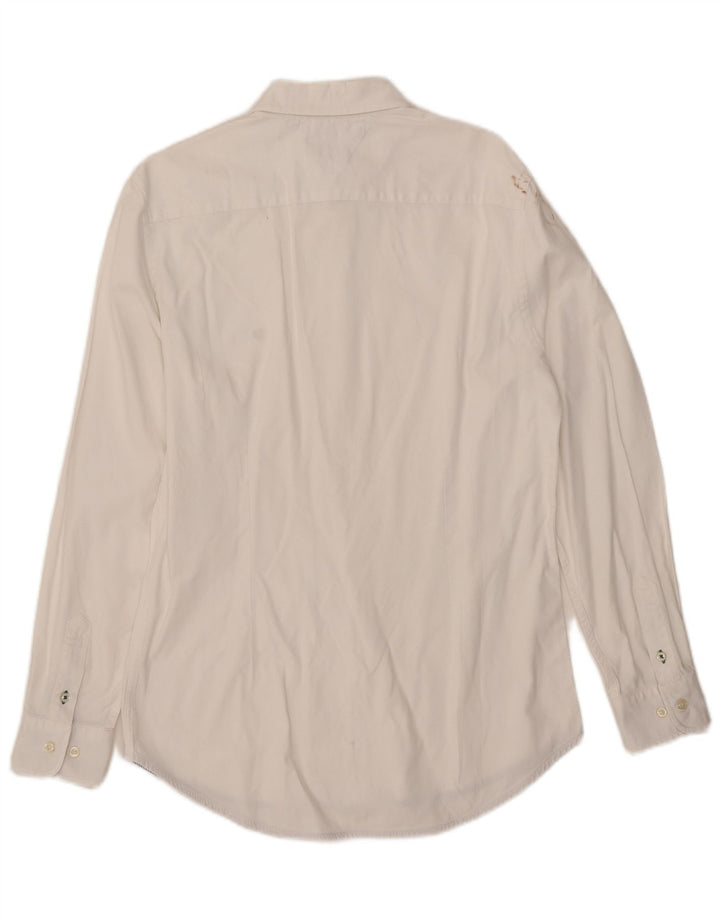 Tommy Hilfiger Mens Slim Fit Shirt Medium White