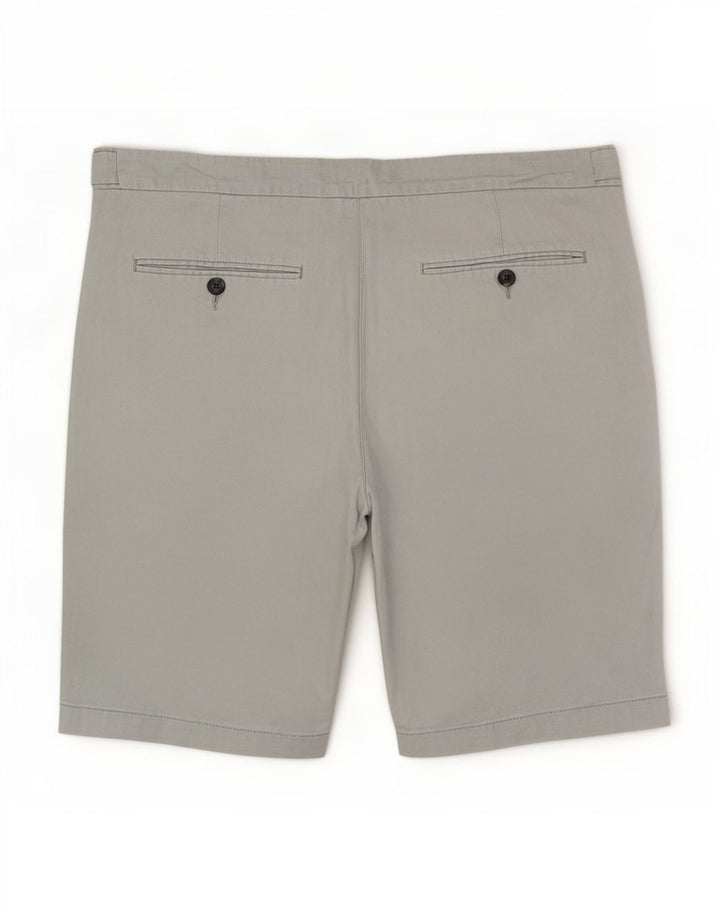 Marks & Spencer Mens Chino Shorts XL W38 Blue Lyocell