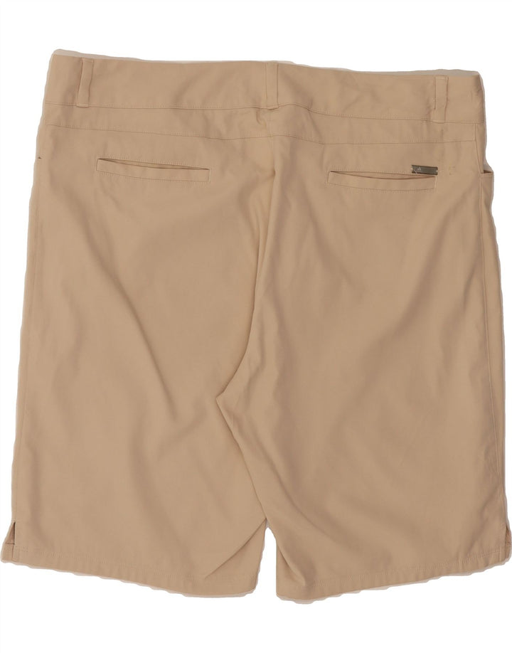 ADIDAS Womens Casual Shorts US 16 2XL W38  Beige Polyester Vintage Adidas and Second-Hand Adidas from Messina Hembry 
