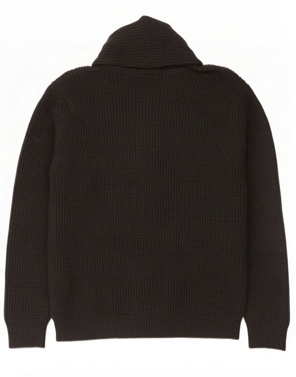 Zara Mens Cardigan Sweater Large Grey