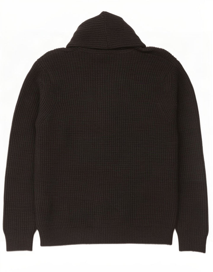 Zara Mens Cardigan Sweater Large Grey