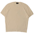 Massimo Dutti Mens Short Sleeve T-Shirt Top Large White Cotton