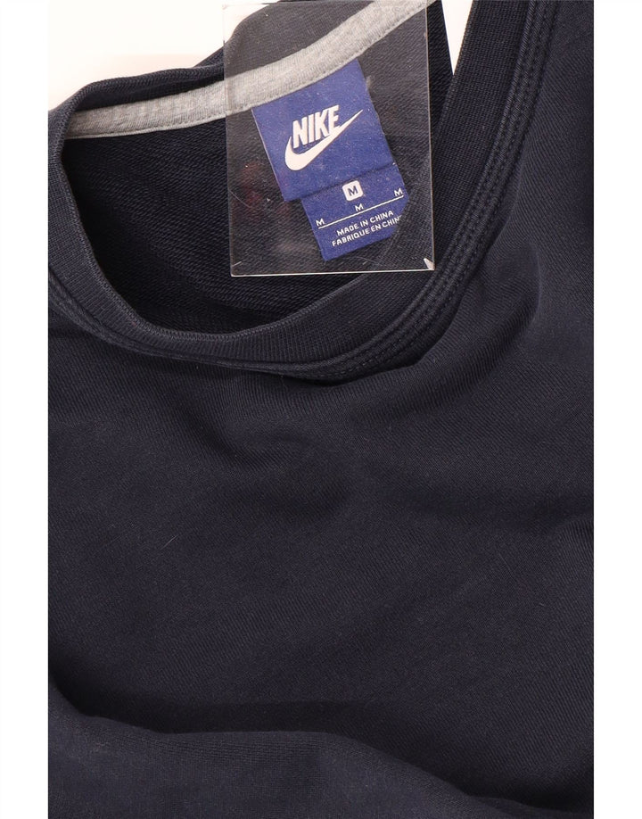 NIKE Mens Sweatshirt Jumper Medium Navy Blue