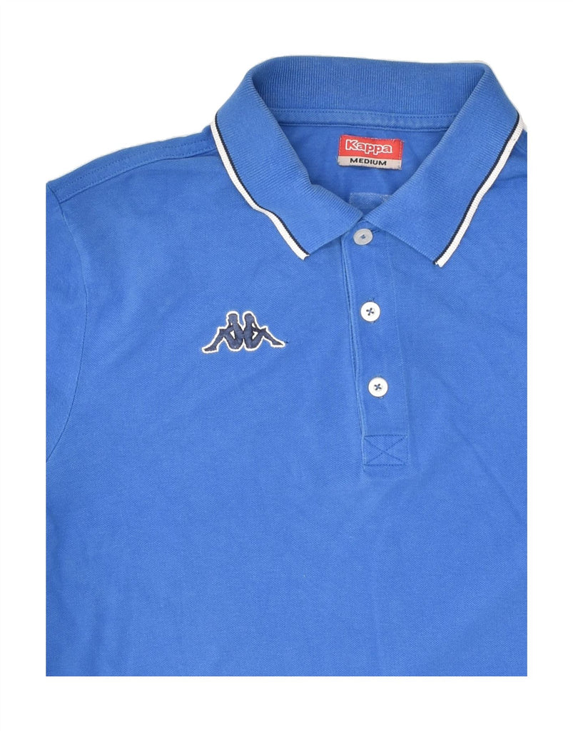 KAPPA Mens Polo Shirt Medium Blue Cotton | Vintage Kappa | Thrift | Second-Hand Kappa | Used Clothing | Messina Hembry 