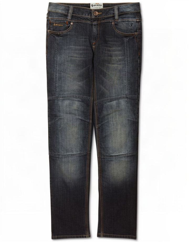 Scott Womens Straight Jeans W28 L33 Navy Blue