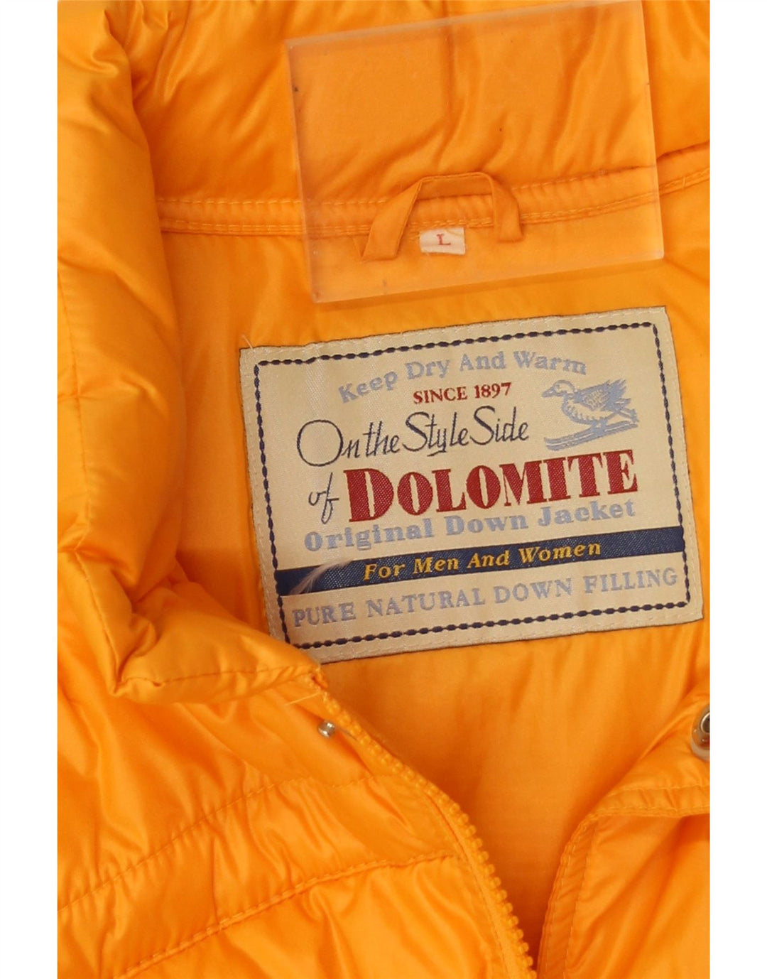 Dolomite Mens Padded Gilet UK 40 Large Orange Nylon