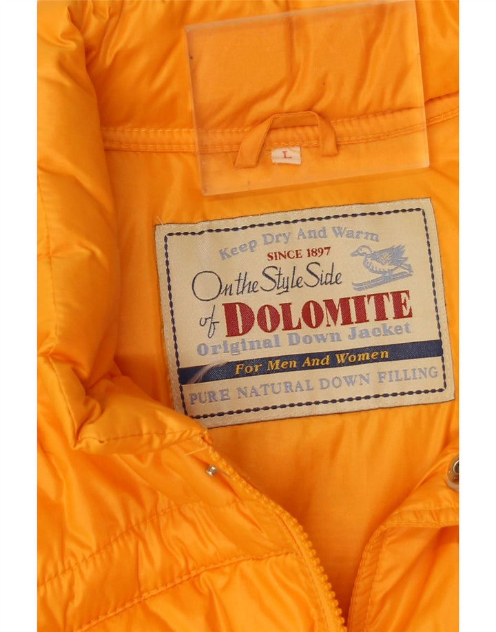 Dolomite Mens Padded Gilet UK 40 Large Orange Nylon