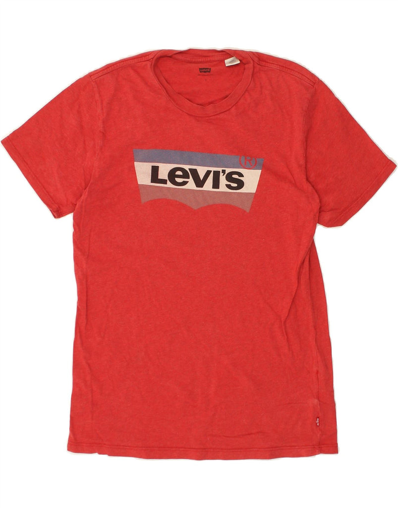 LEVI'S Mens Graphic T-Shirt Top Small Red Cotton | Vintage Levi's | Thrift | Second-Hand Levi's | Used Clothing | Messina Hembry 