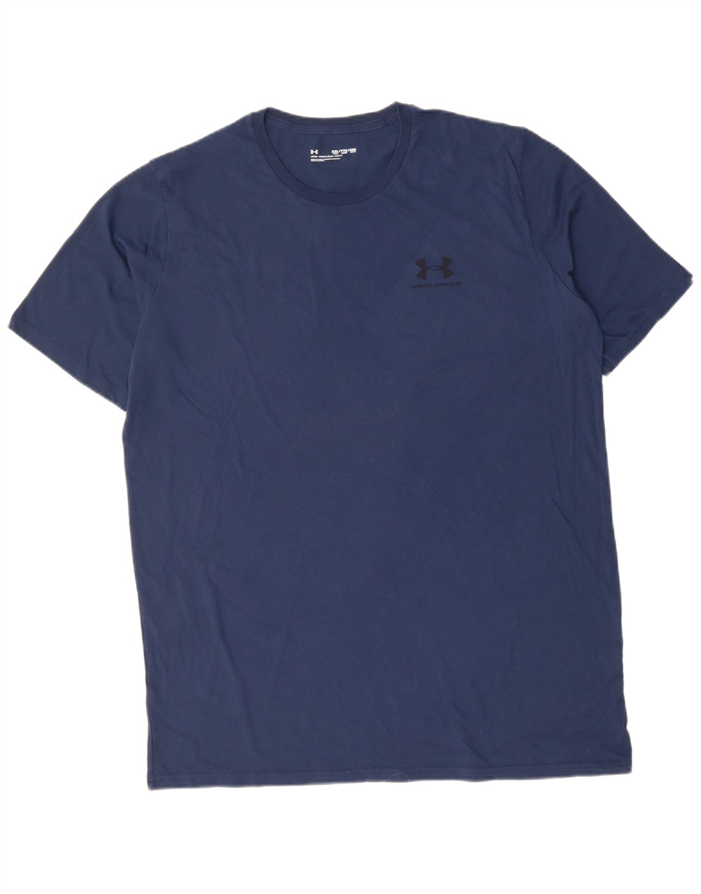 T-shirt Under Armour pour homme, grandes tailles, bleu marine