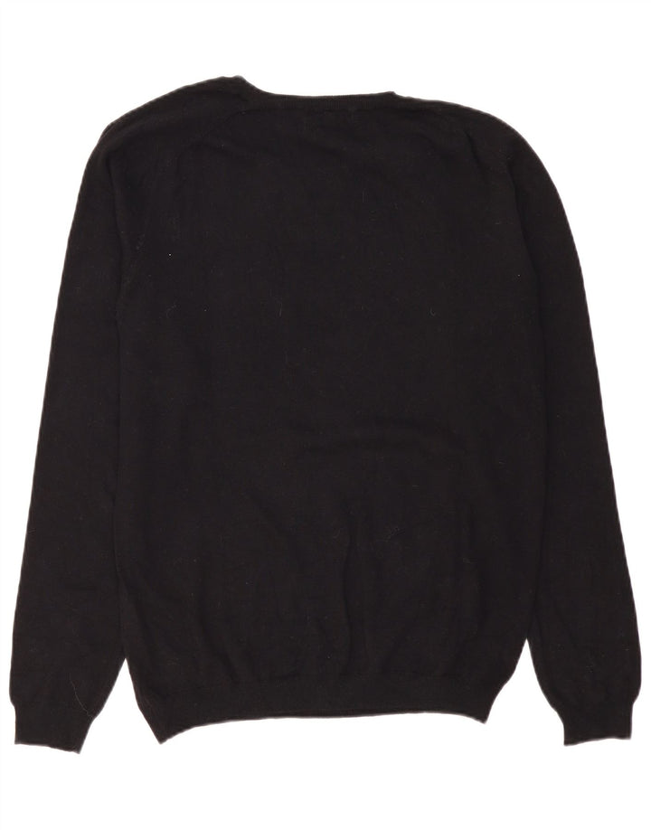 Gaudi Womens Boat Neck Jumper Sweater UK 16 Large Black Polyamide