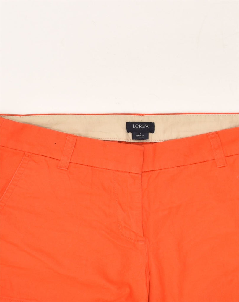 J. CREW Womens Chino Shorts US 4 Small W30  Orange Cotton | Vintage J. Crew | Thrift | Second-Hand J. Crew | Used Clothing | Messina Hembry 