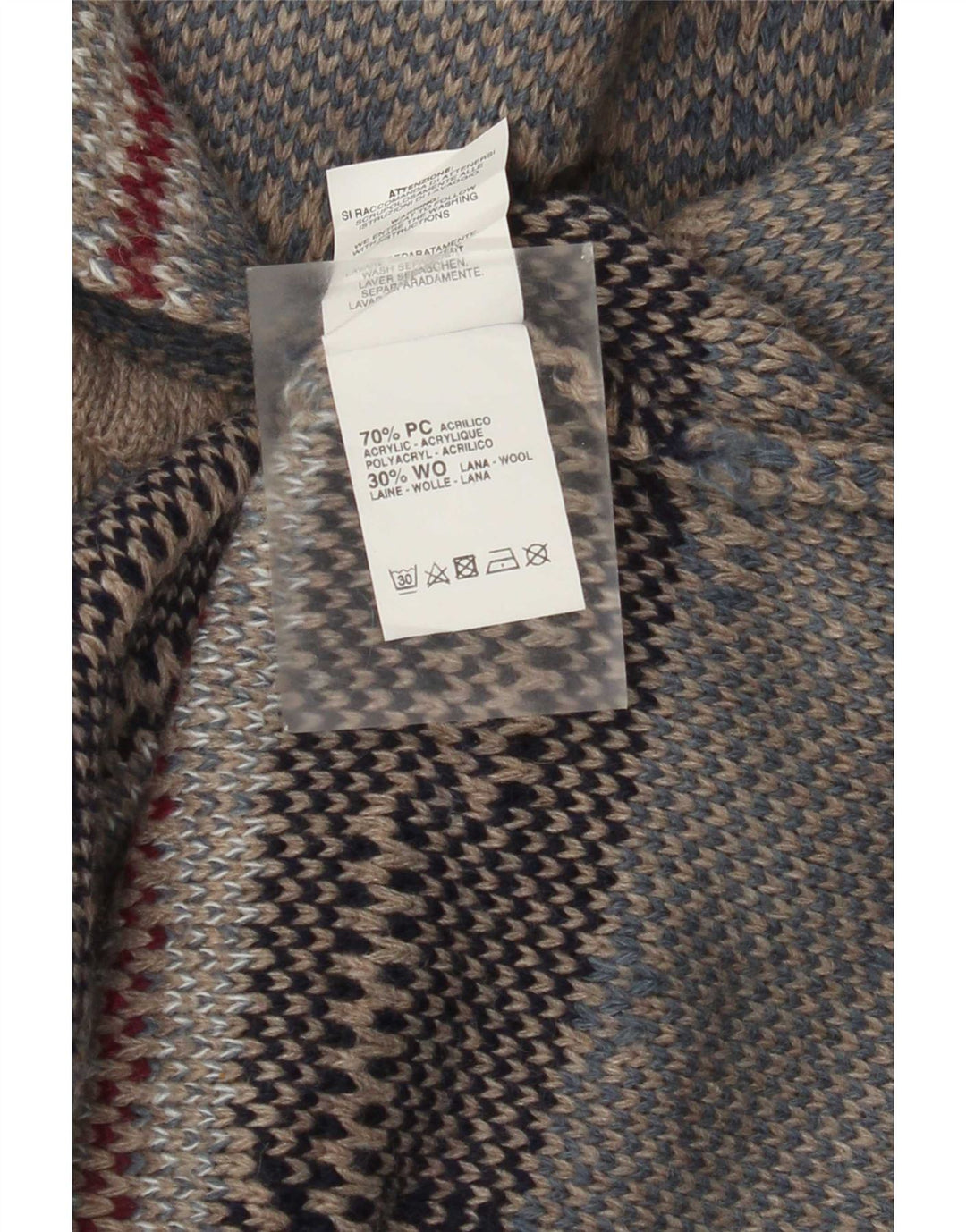 Carrera Womens Longline Cardigan Sweater One Size Multicoloured Aztec