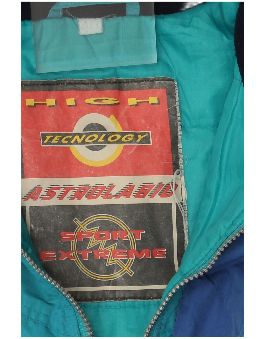 Astrolabio Mens Ski Jacket UK 40 Large Blue Colourblock