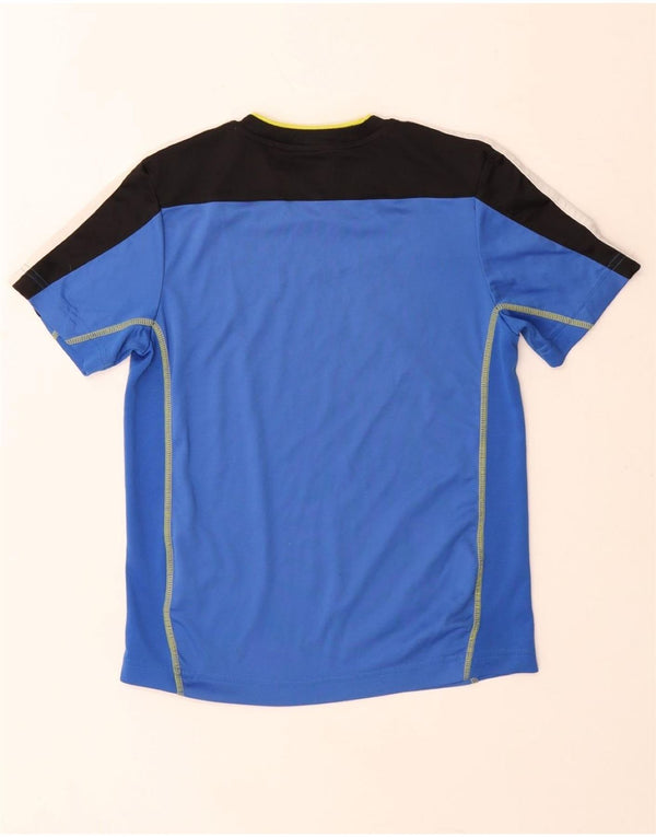 Adidas Boys Predator Graphic T-Shirt Top 11-12 Years Blue Colourblock