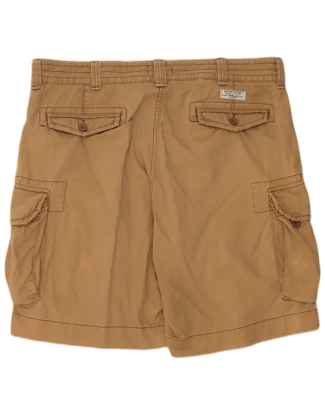 Ralph Lauren Mens Cargo Shorts W40 XL Beige