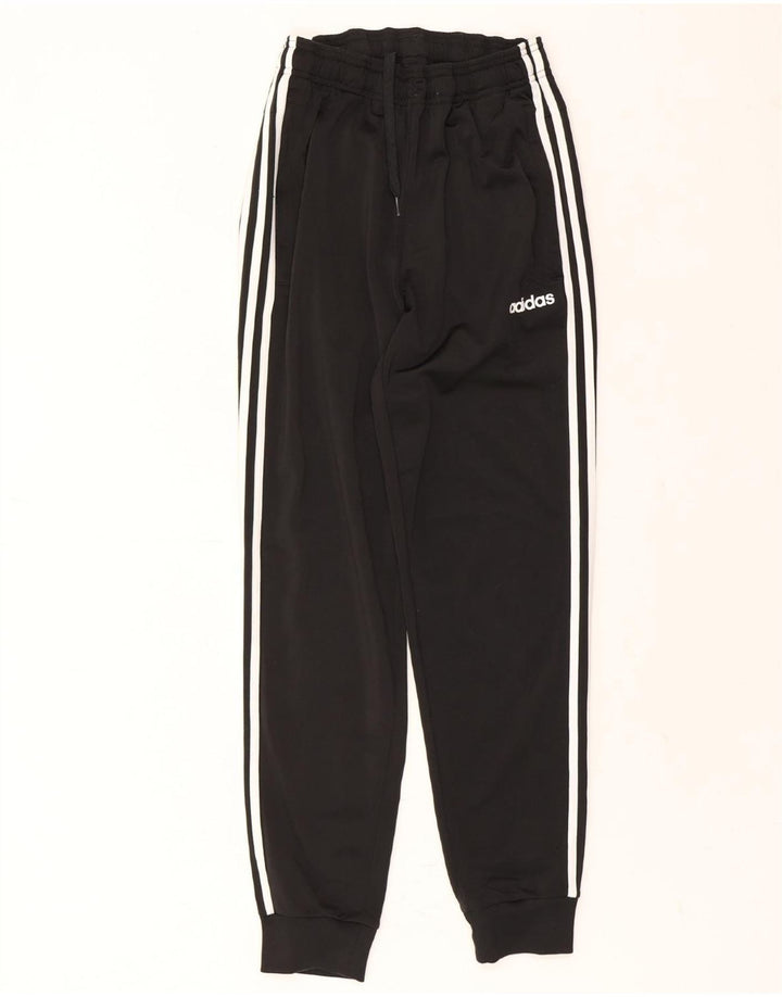 ADIDAS Mens Tracksuit Trousers Joggers Small  Black Polyacrylic Vintage Adidas and Second-Hand Adidas from Messina Hembry 