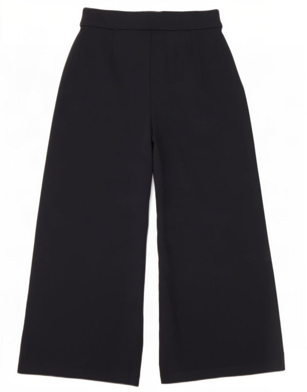 Marks & Spencer Womens Casual Trousers UK 8 Small W26 L26 Navy Blue
