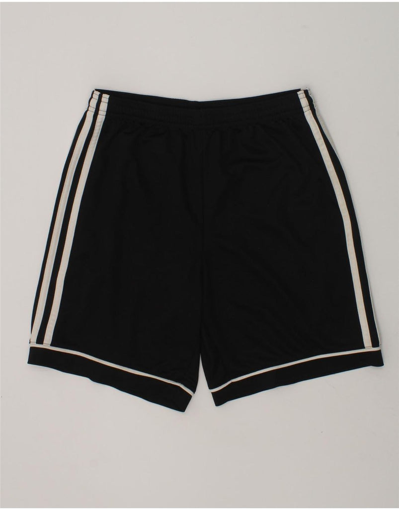 ADIDAS Boys Climalite Sport Shorts 13-14 Years Black Polyester | Vintage Adidas | Thrift | Second-Hand Adidas | Used Clothing | Messina Hembry 