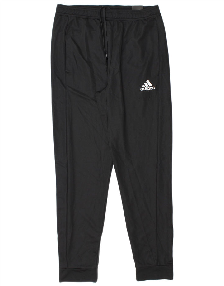 Adidas Mens Tracksuit Trousers Joggers Medium  Black Polyester