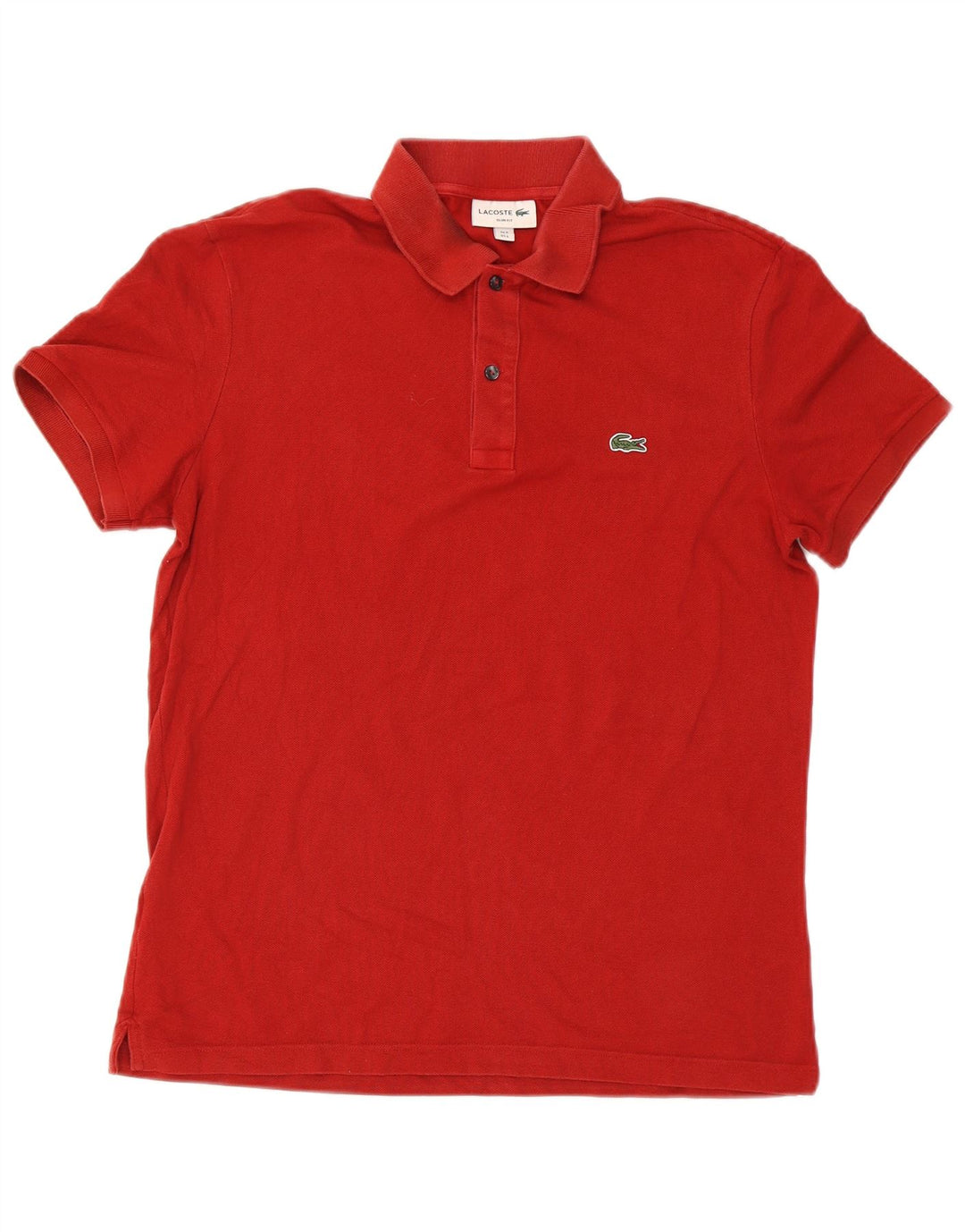 Lacoste Mens Slim Fit Polo Shirt Size 5 Large Red