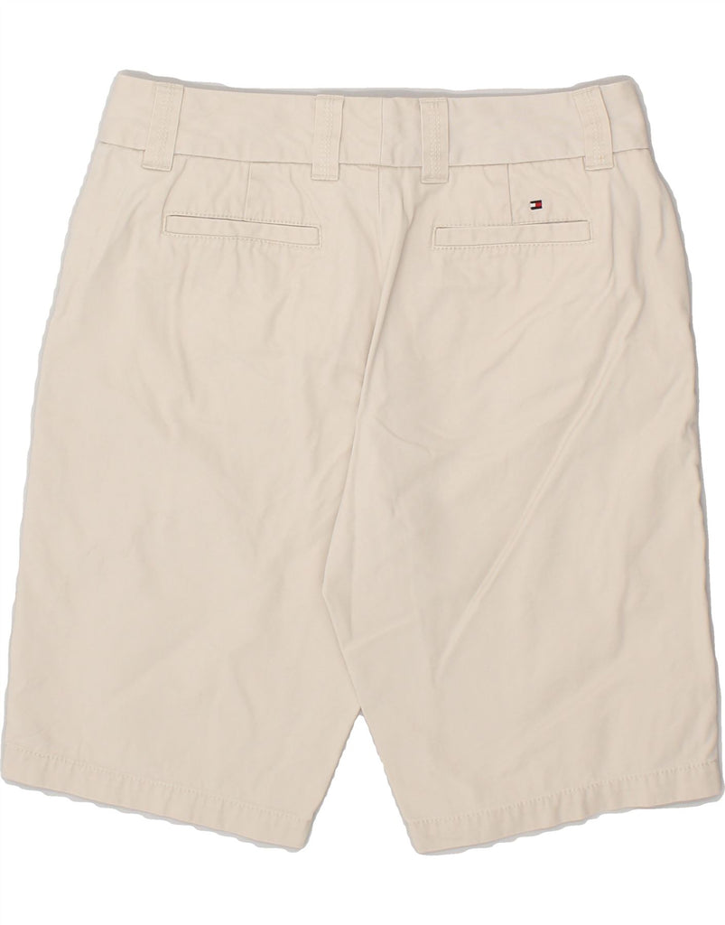 TOMMY HILFIGER Womens Chino Shorts US 6 Medium W30  Beige Cotton | Vintage Tommy Hilfiger | Thrift | Second-Hand Tommy Hilfiger | Used Clothing | Messina Hembry 