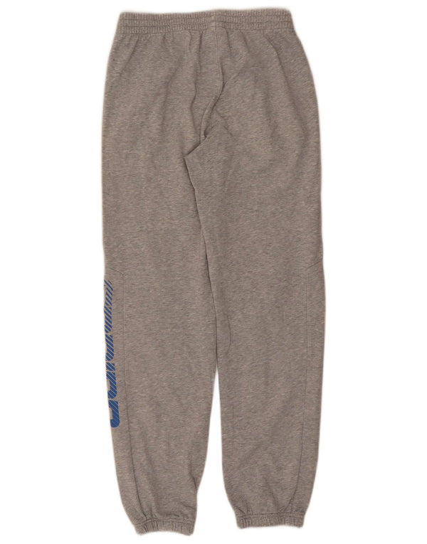 Adidas Boys Graphic Tracksuit Trousers Joggers 13-14 Years Grey Cotton