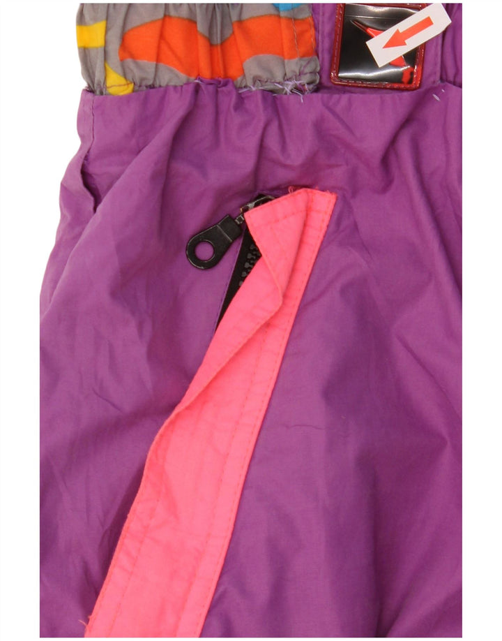 Diadora Womens Hooded Oversized Ski Jumpsuit UK 14 Medium  Purple Polyester