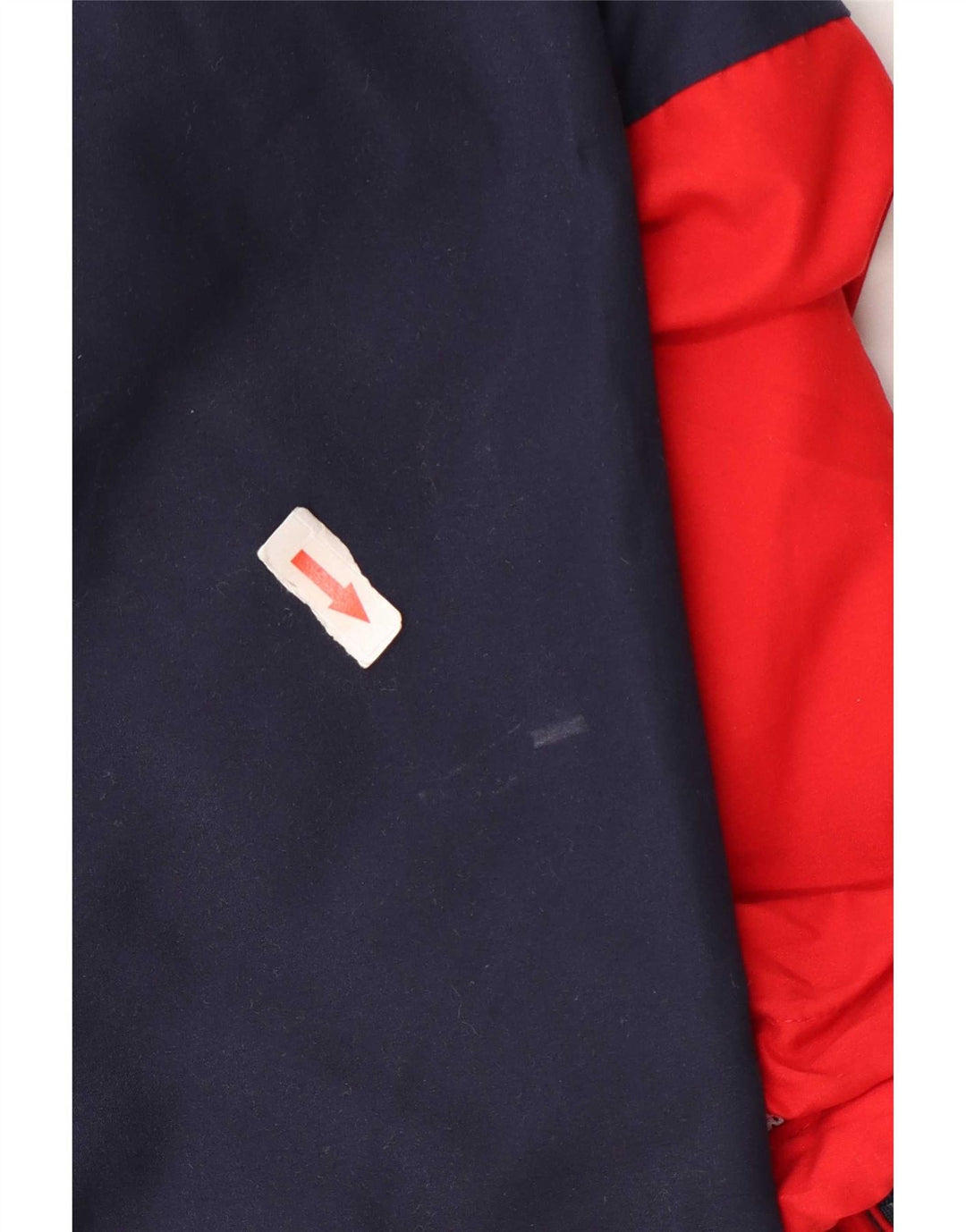 Fila Mens Graphic Hooded Tracksuit Top Jacket Medium Navy Blue Colourblock