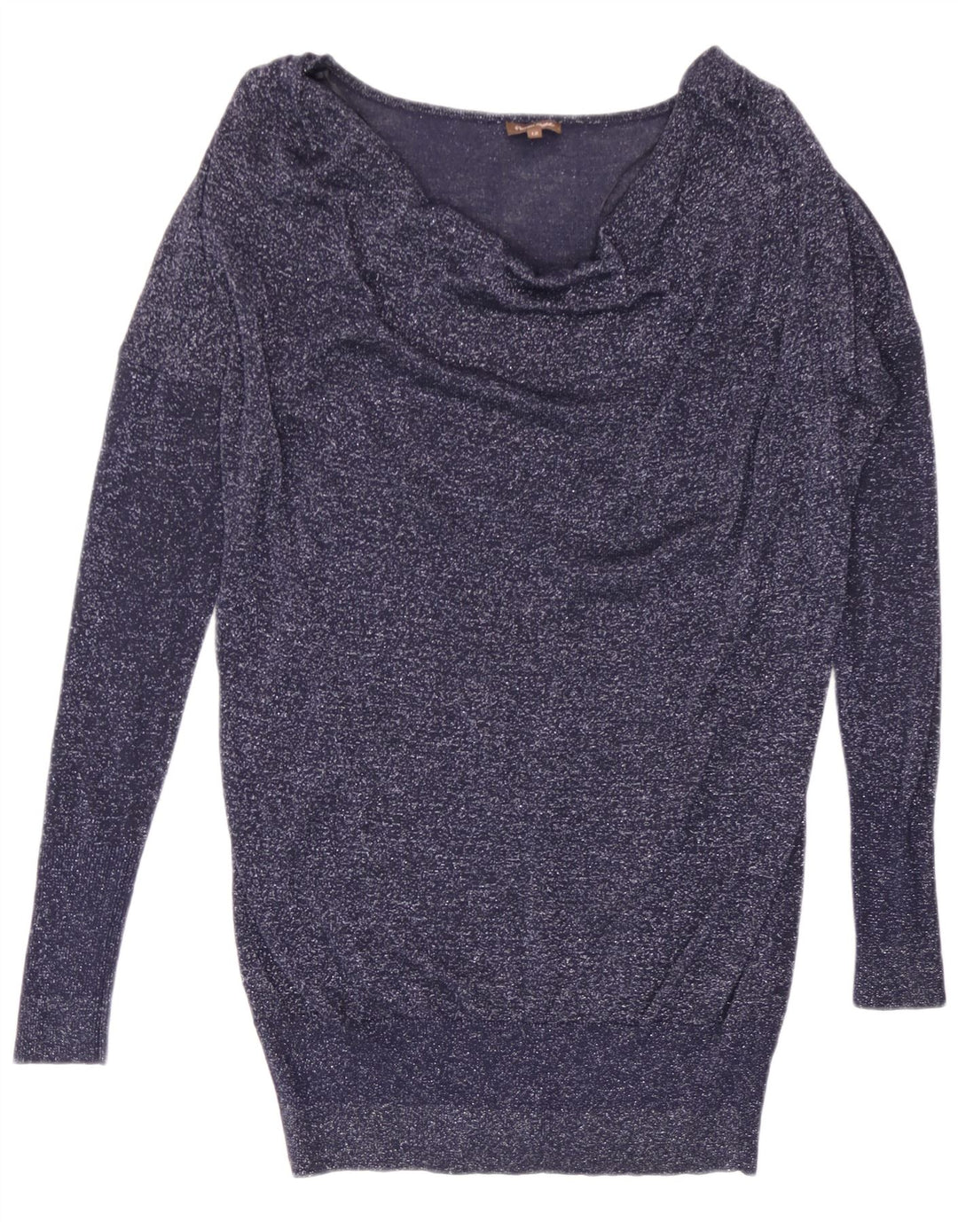 Phase Eight Womens Boat Neck Jumper Sweater UK 12 Medium Navy Blue Viscose