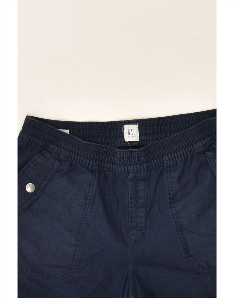 GAP Girls Chino Shorts 15-16 Years 2XL W30 Navy Blue Viscose | Vintage Gap | Thrift | Second-Hand Gap | Used Clothing | Messina Hembry 