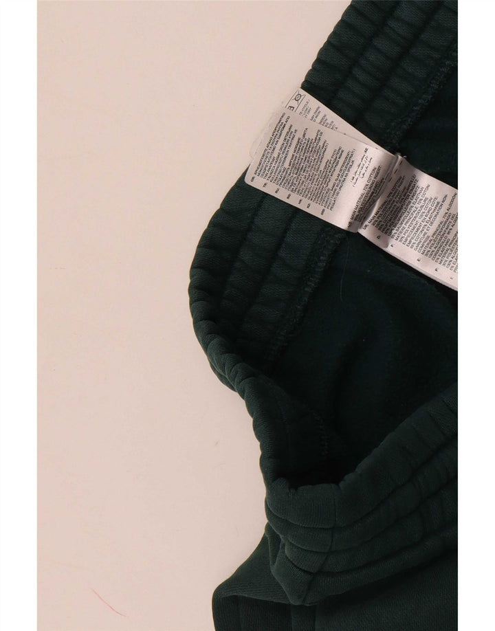 Reebok Mens Tracksuit Trousers Joggers Medium Green Cotton