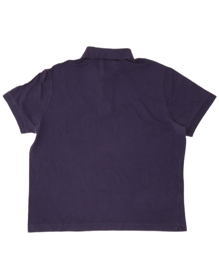 Lacoste Mens Polo Shirt Size 7 2XL Navy Blue