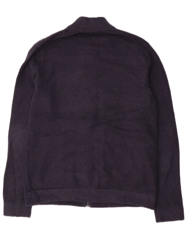 Marks & Spencer Mens Autograph Cardigan Sweater Medium Navy Blue