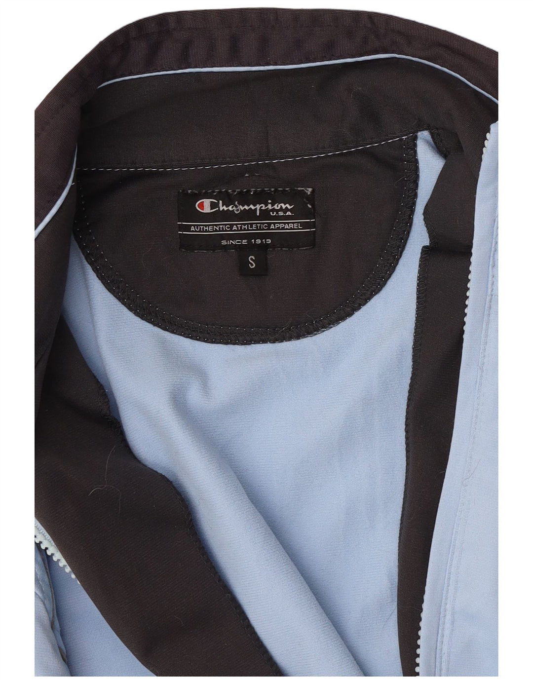 Champion Womens Oversized Tracksuit Top Jacket UK 10 Small Blue