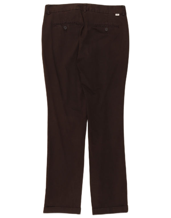 Cerruti 1881 Womens Straight Suit Trousers IT 42 Medium W30 L29 Brown