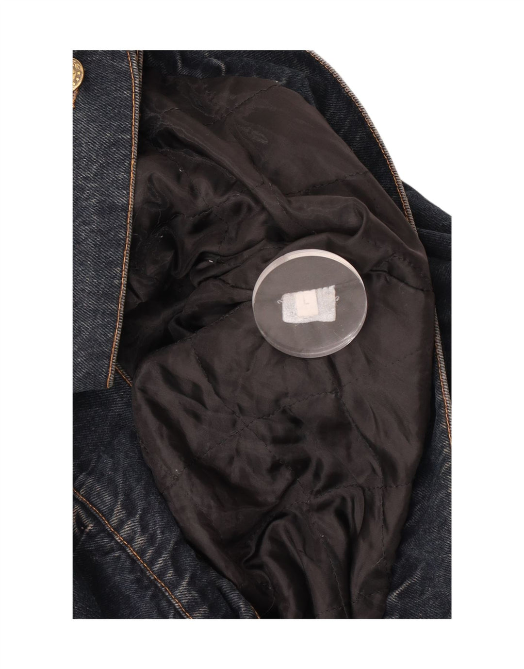 Vintage Womens Denim Jacket UK 16 Large Blue